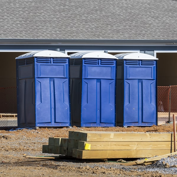 how can i report damages or issues with the porta potties during my rental period in East New Market Maryland